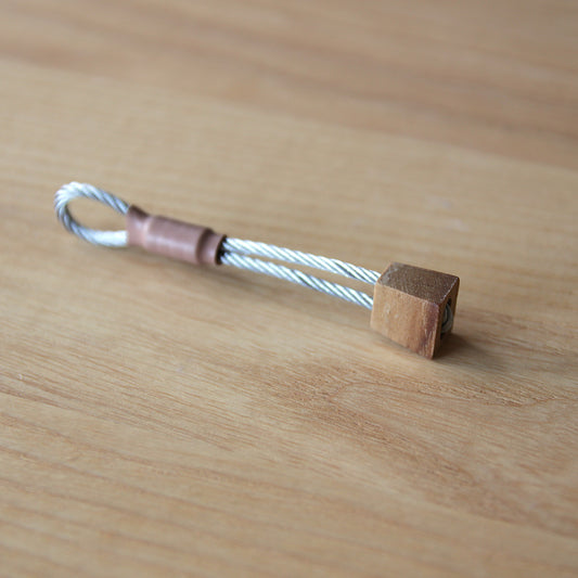 Climbing Keychain Wooden Nut